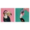 Stupell Industries Toucan and Flamingo Musical Pals 2 pc Canvas Wall Art Set Design by Yvette St. Amant